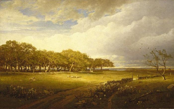 William Trost Richards Old Orchard at Newport oil painting image